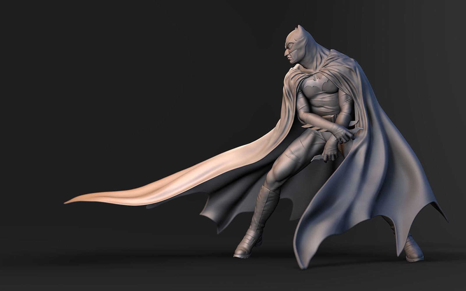 Batman Flowing Cape 3D Model Ready to Print 3D print model_4