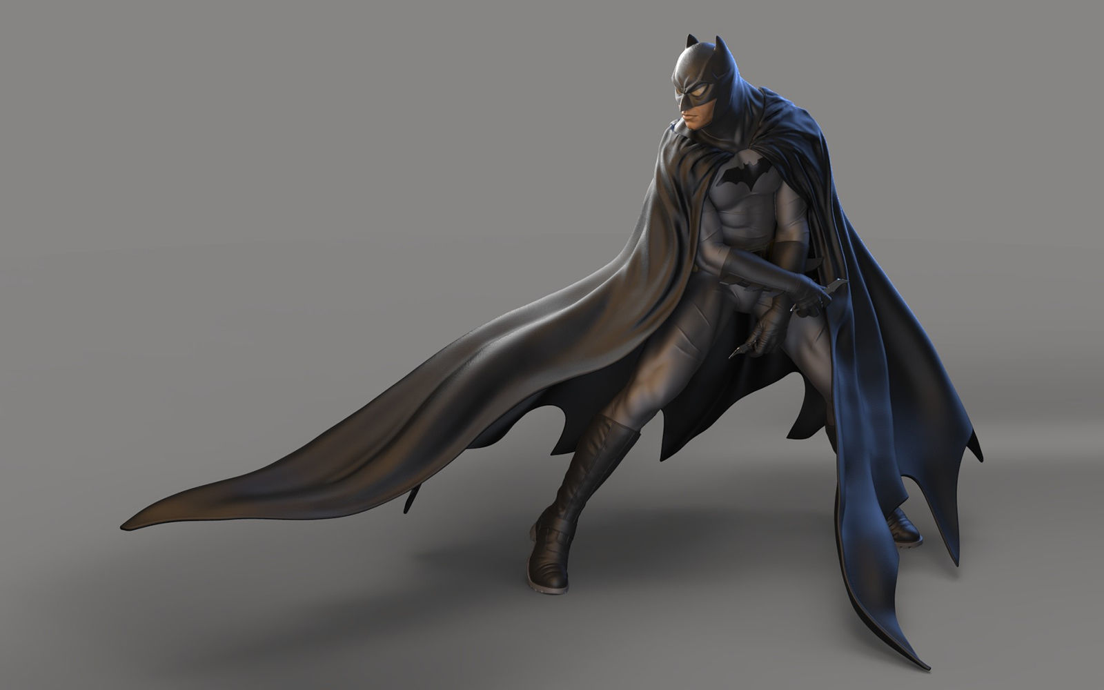 Batman Flowing Cape 3D Model Ready to Print 3D print model_1