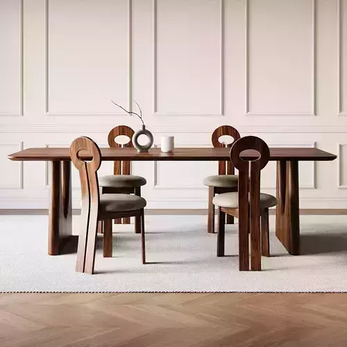 Dining Room Interior  ID411 3D model