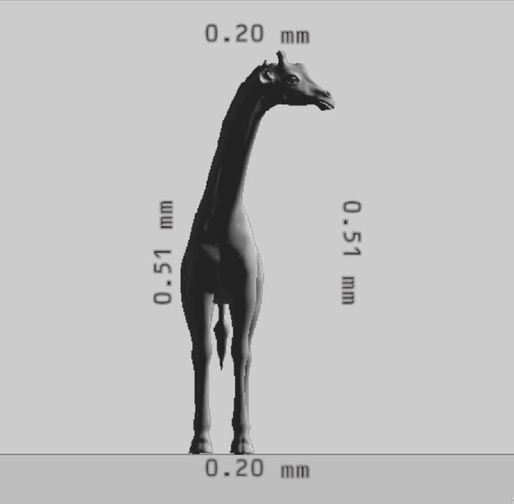 Giraffe Animal 3D Model Ready to Print 3D print model_9