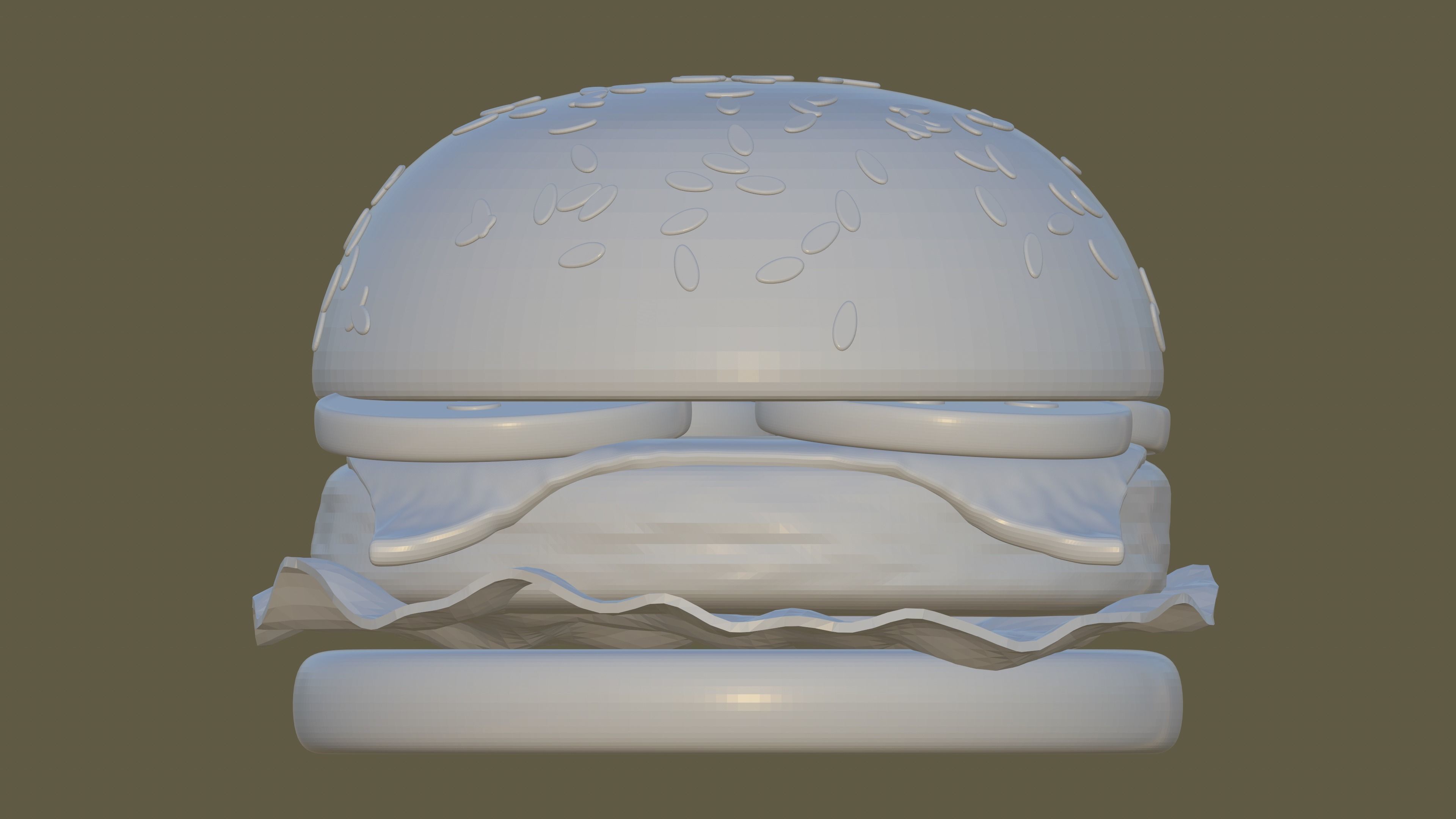 Burger Free 3D print model_2