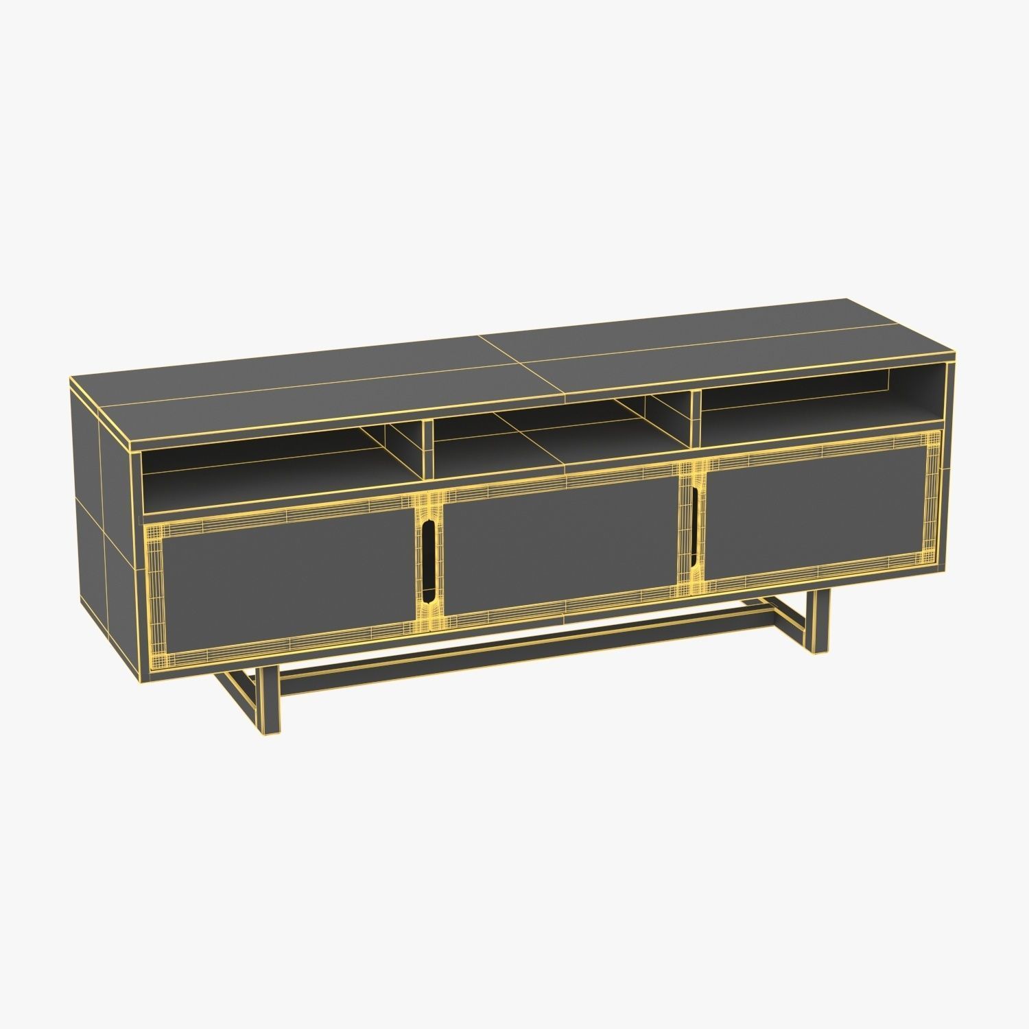 Ora Media Console 3D model_5