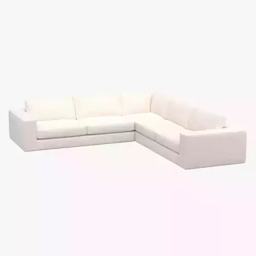 Oceanside 3-Piece Deep-Seat Corner Sectional