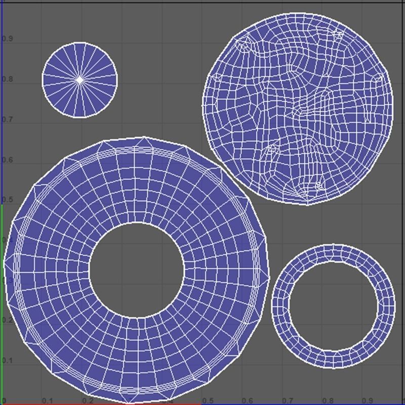 Pav Bhaji Low-poly 3D model_7