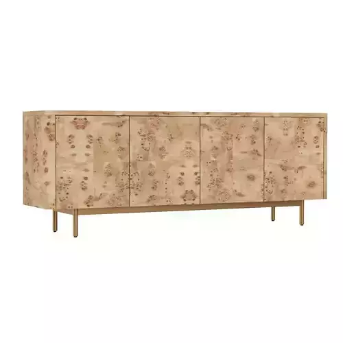Mota Burl Wood Media Console 104103