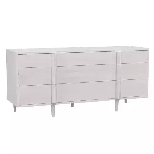 Morten 9 Drawer Dresser White Wash