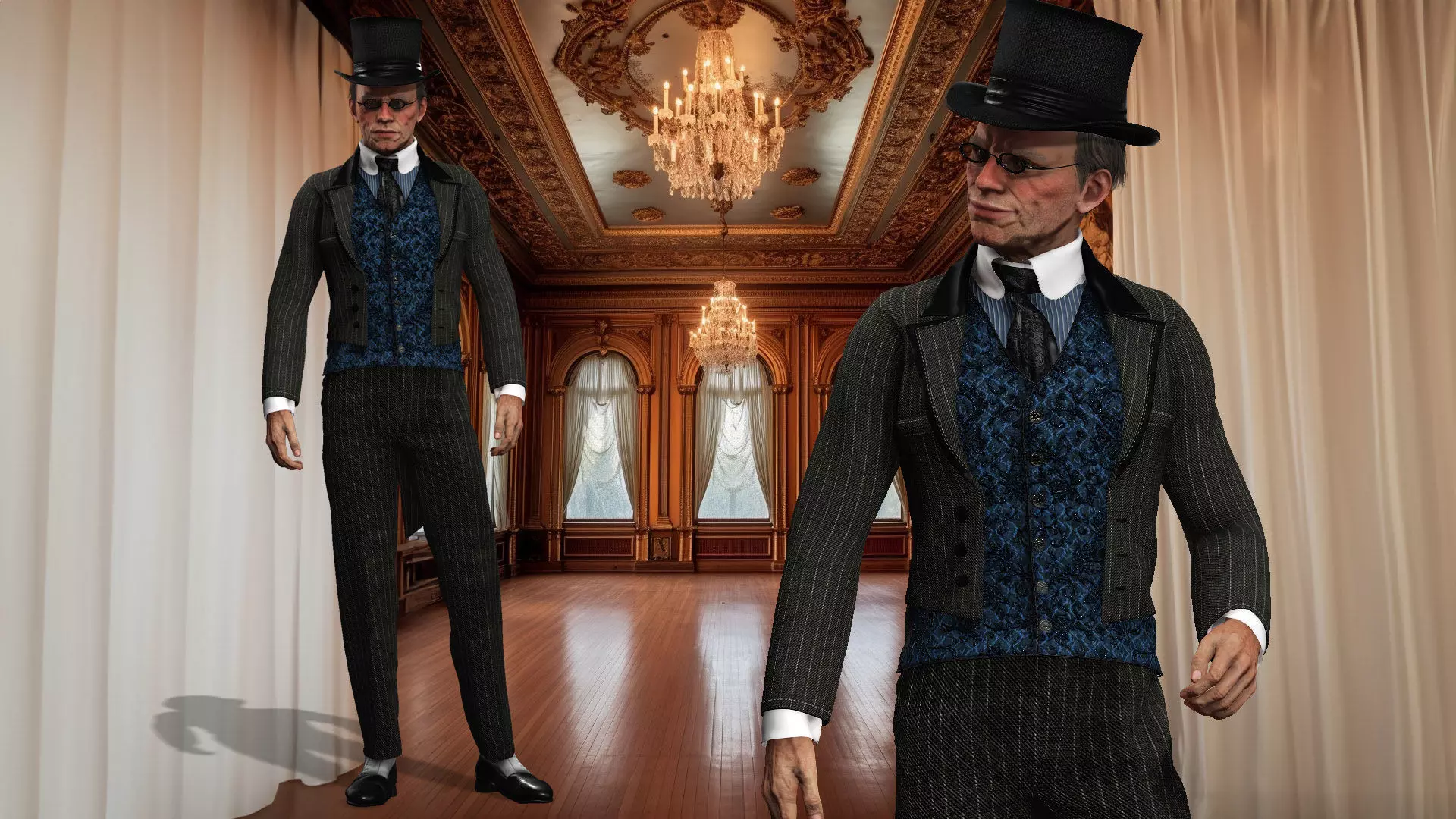 1800 Victorian Sckript Collection Lord 3D model