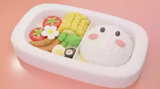 Lunch box 3D model