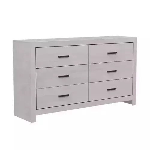 Marion 6-drawer Dresser Coastal White 207053