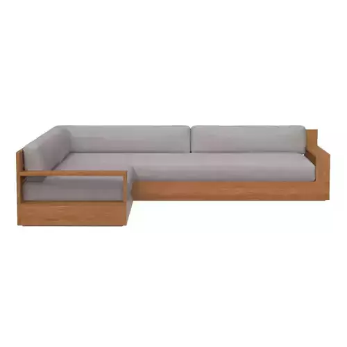 Marbella Teak Right-Arm L-Sectional