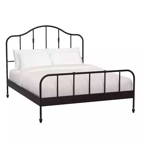 Ikea SAGSTUA Queen Bed Frame 3D model