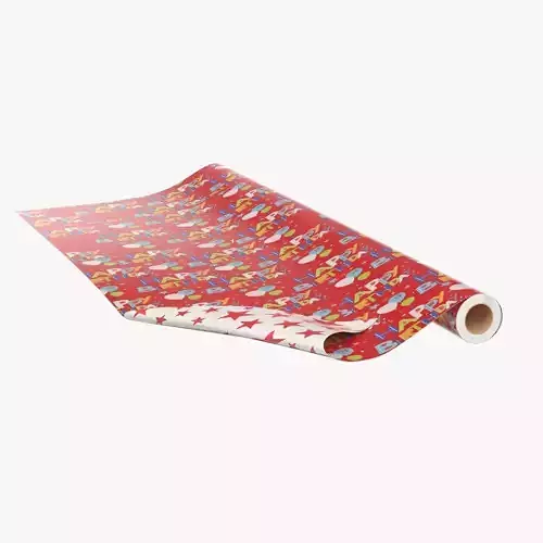 Greetings Reversible Wrapping Paper Texture