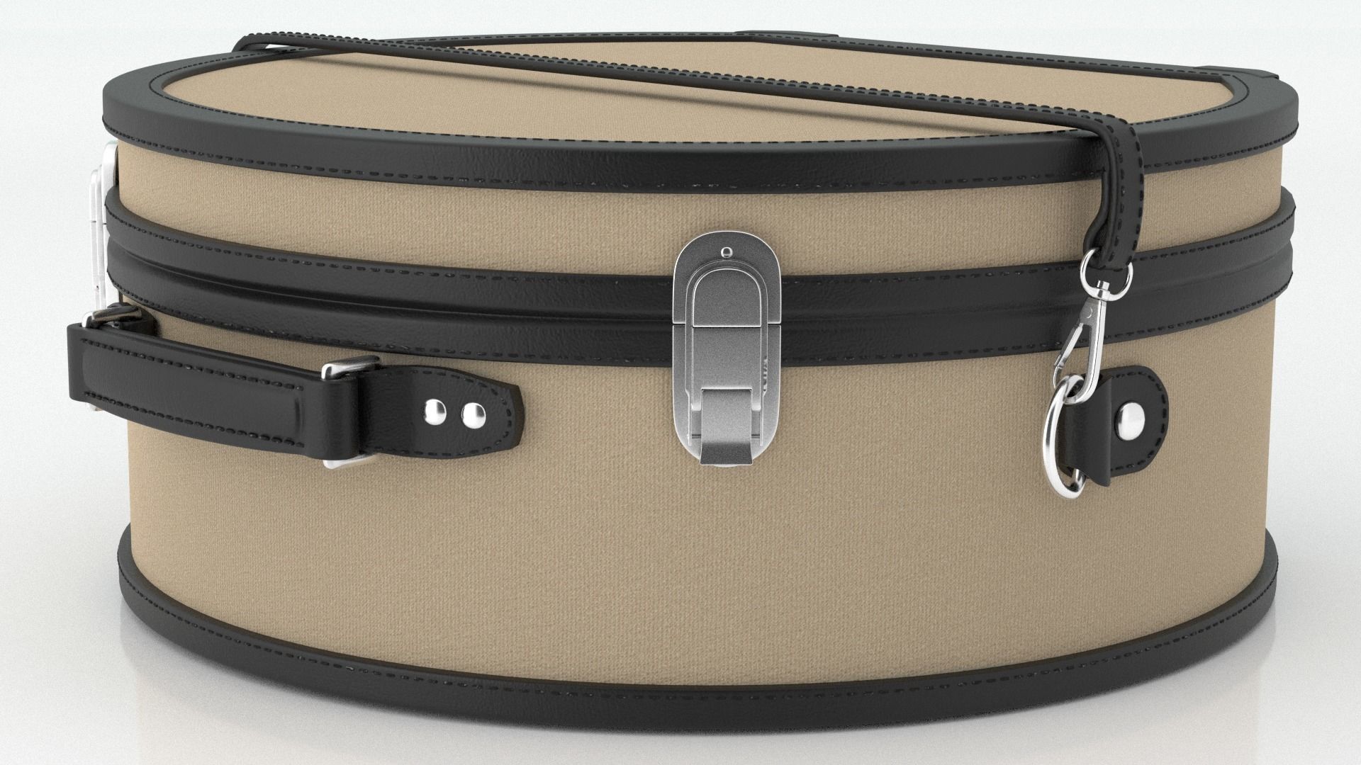 Editor Black HatBox Large Fabric 3D model_4