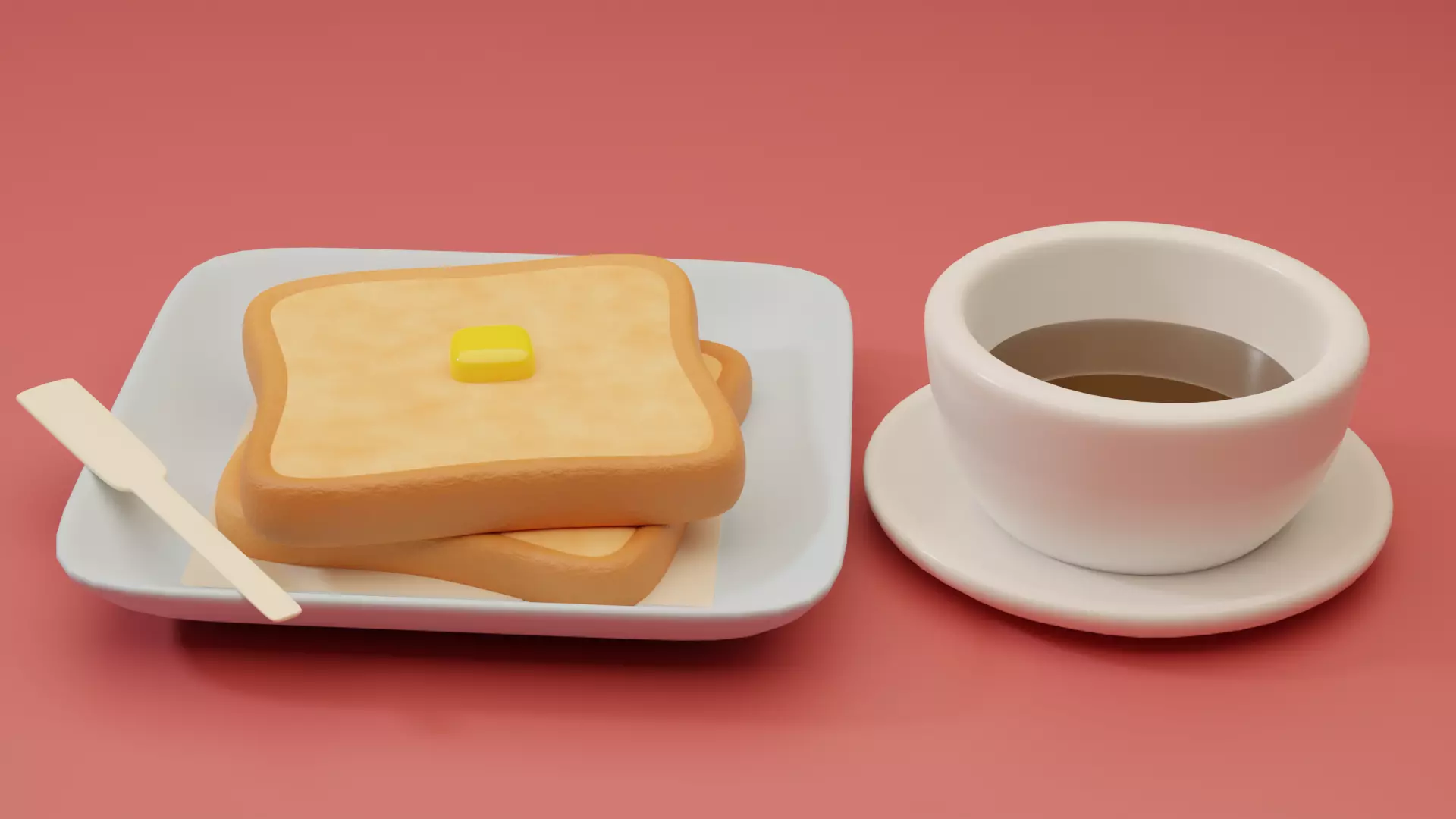 Bread 3D model