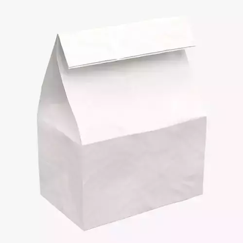 Concession Essentials - 4lb White Paper Bags