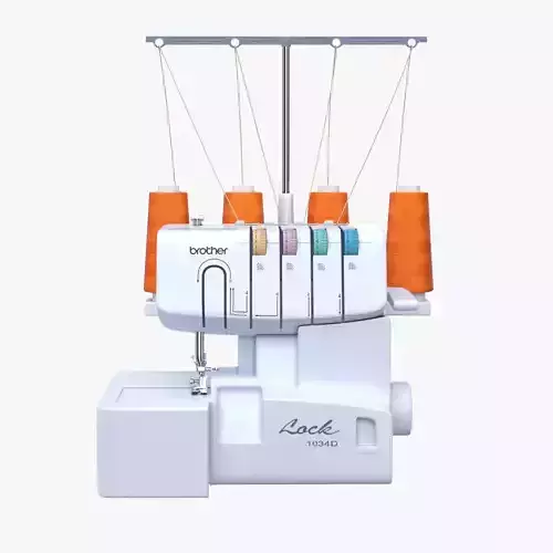 Brother Serger 1034D Heavy-Duty Metal Frame Overlock Machine 3D model
