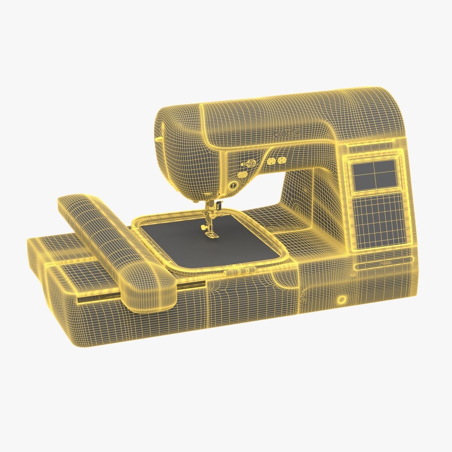 Brother PE800 Embroidery Machine 3D model_5