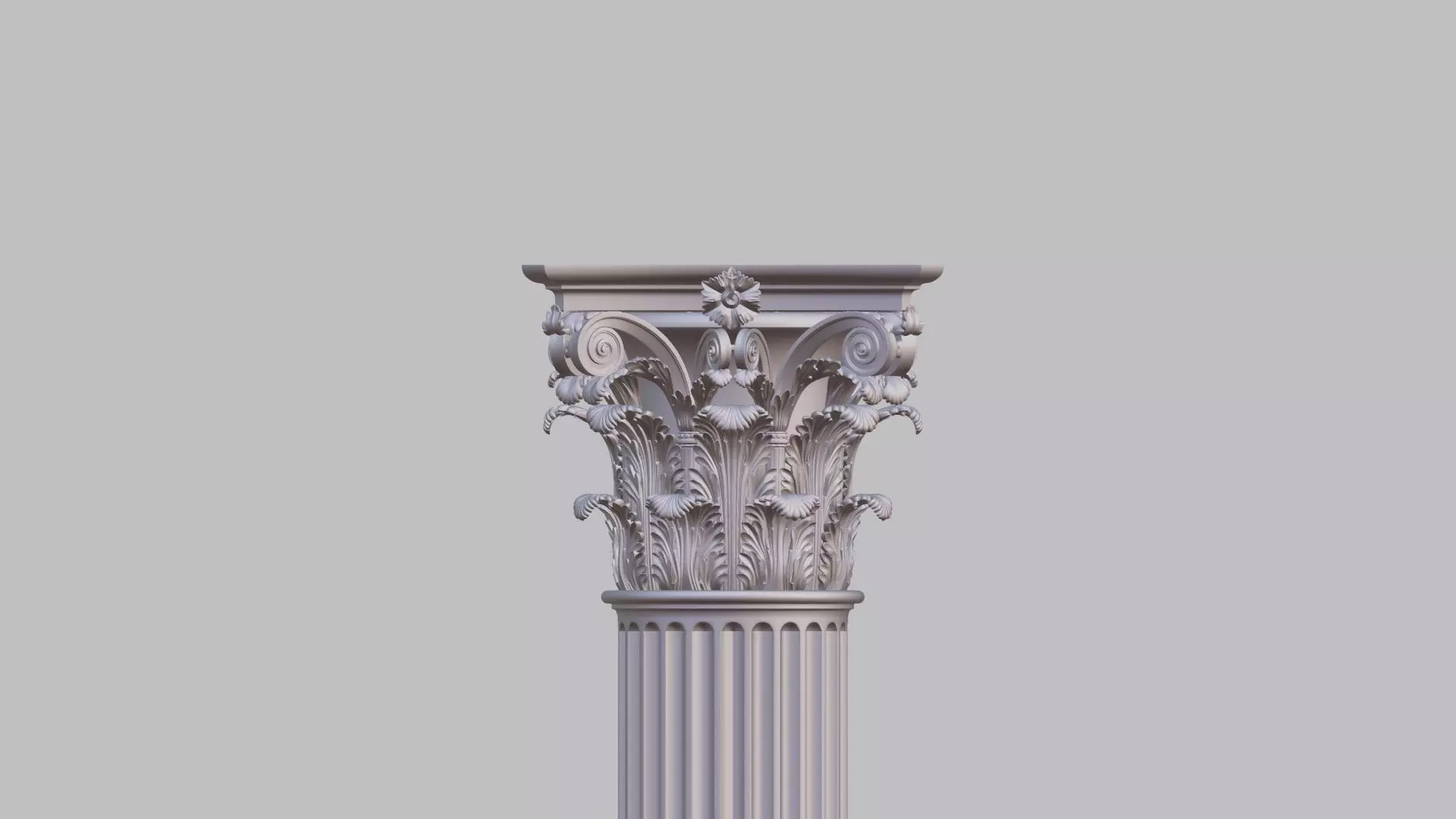 corinthian column 3D print model