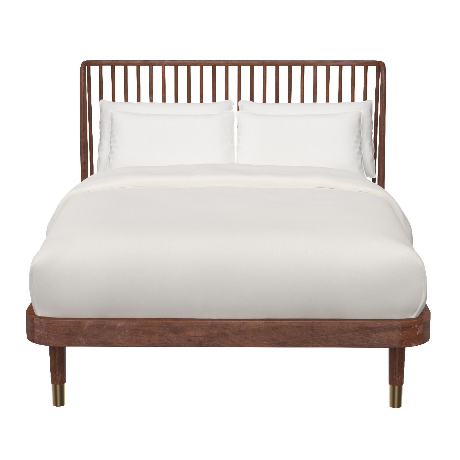 Alpine Belham Platform Bed 3D model_5