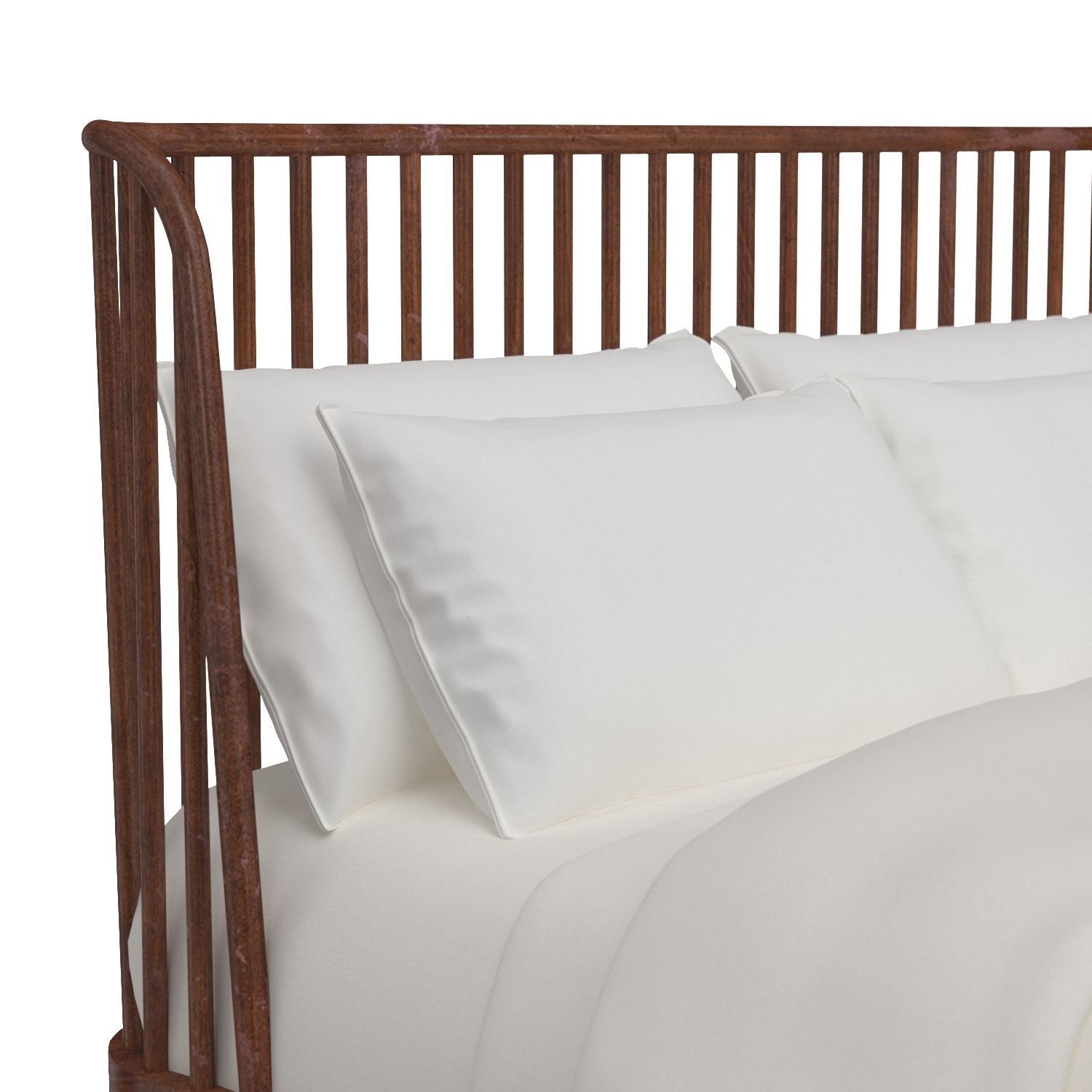 Alpine Belham Platform Bed 3D model_4