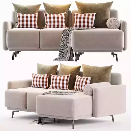 Archi Sofa by Skdesign Low-poly 3D model