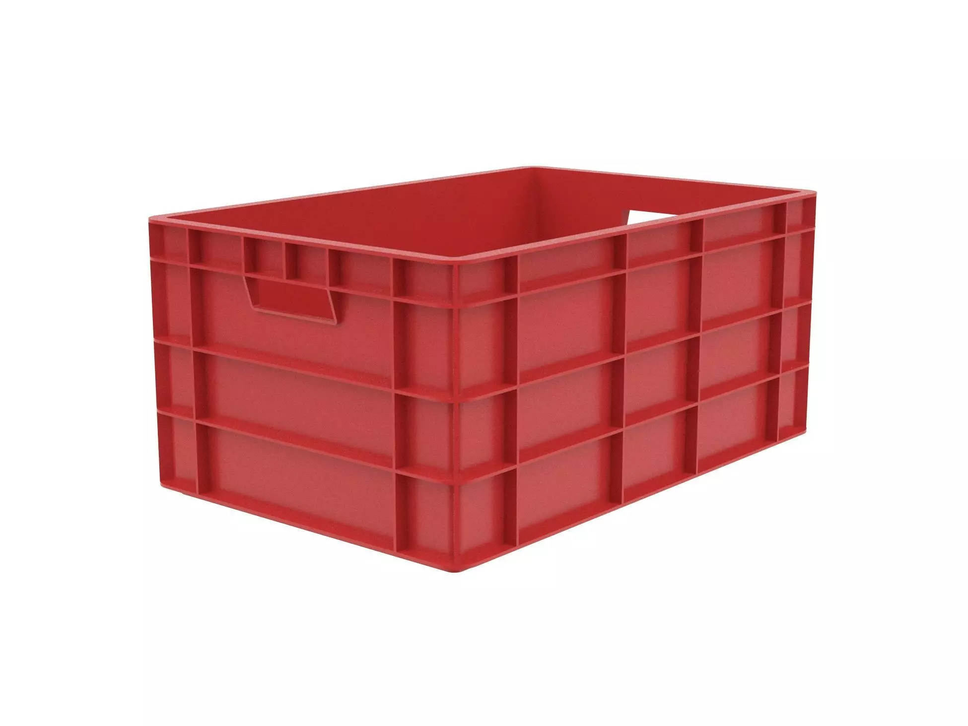 Plastic crate 45 3D model_0