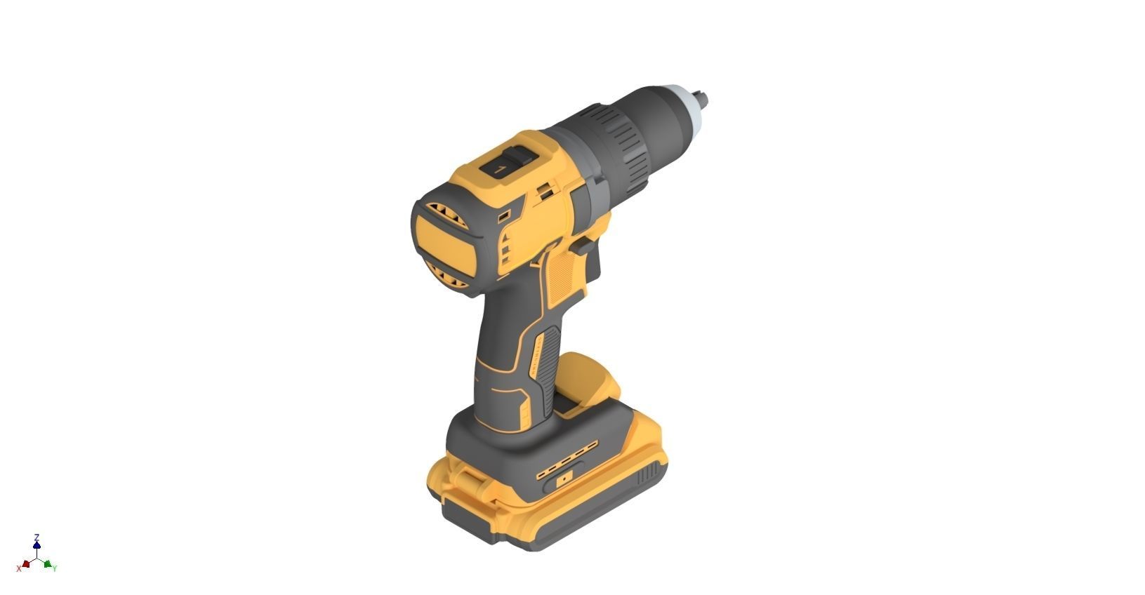 Cordless Drill DeWalt DCD791 3D model_2