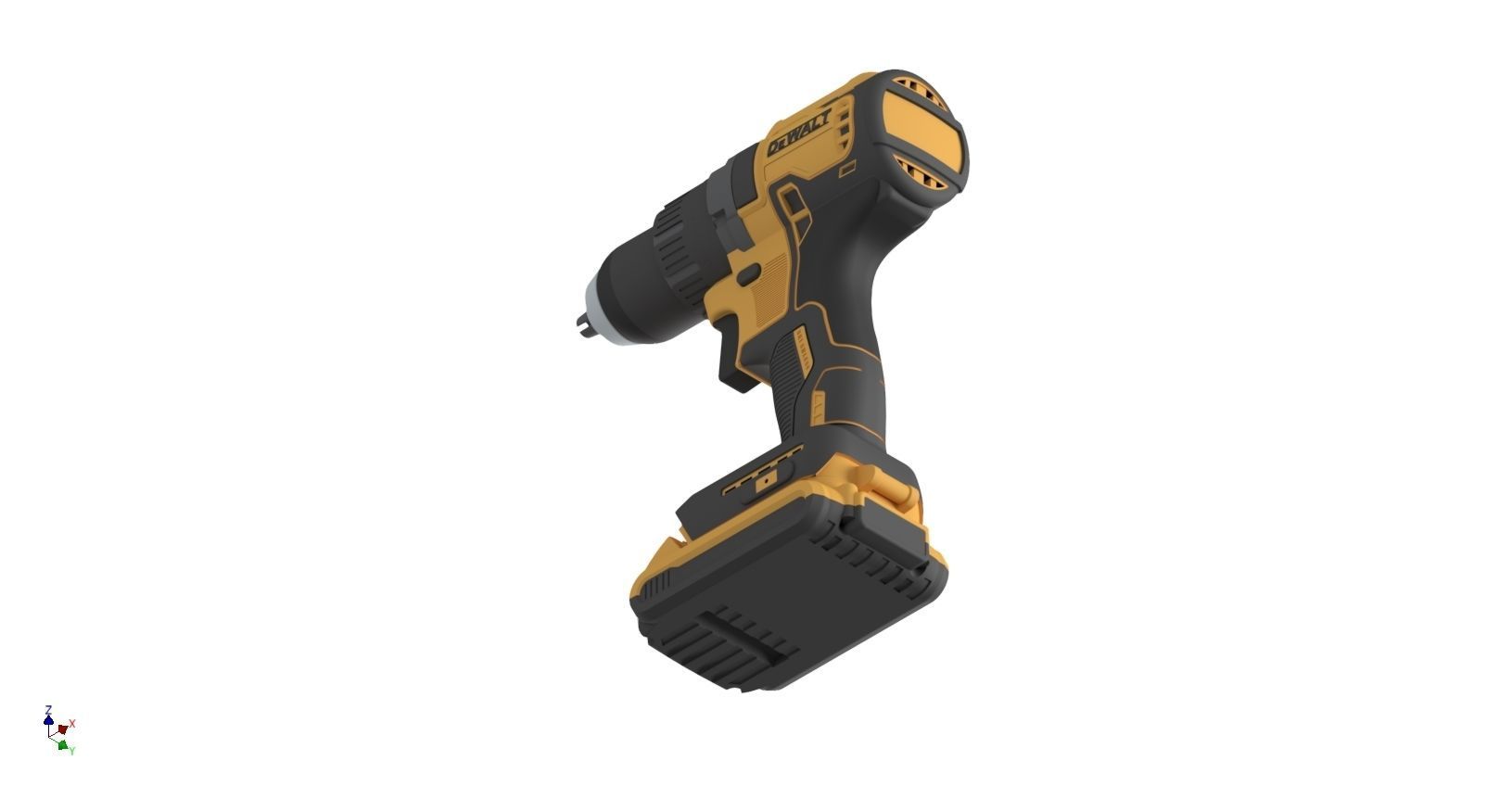Cordless Drill DeWalt DCD791 3D model_5