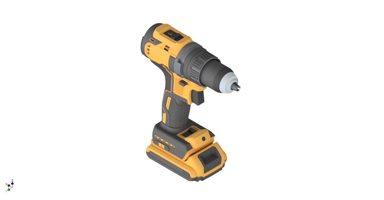 Cordless Drill DeWalt DCD791 3D model_1