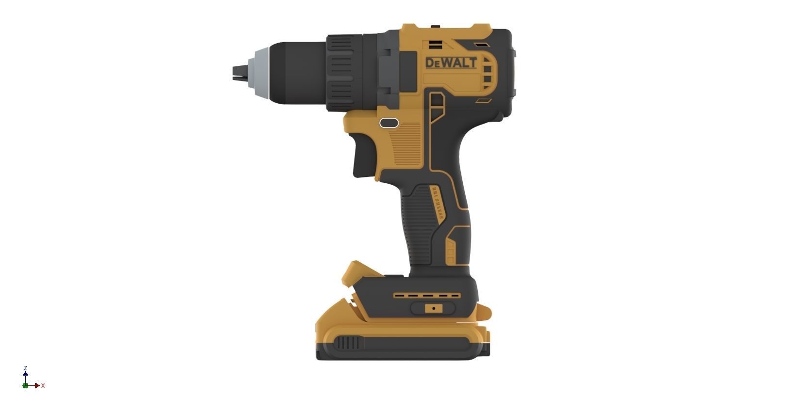 Cordless Drill DeWalt DCD791 3D model_6