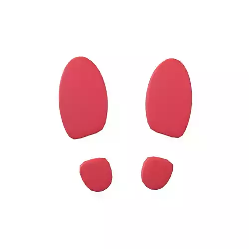 Shoe Print Symbol v1 003