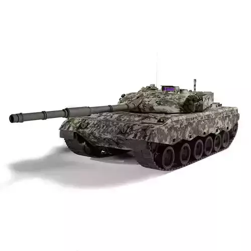 Type 96 TANK Low-poly 3D model
