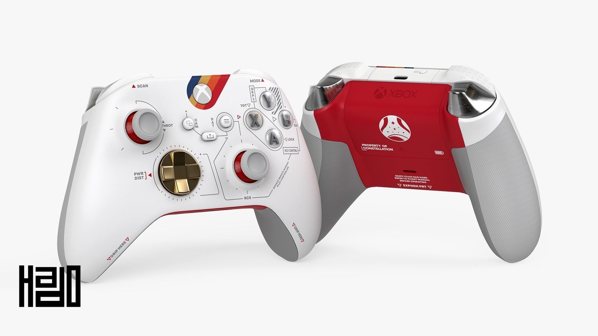 Xbox Controller Starfield Low-poly 3D model_2