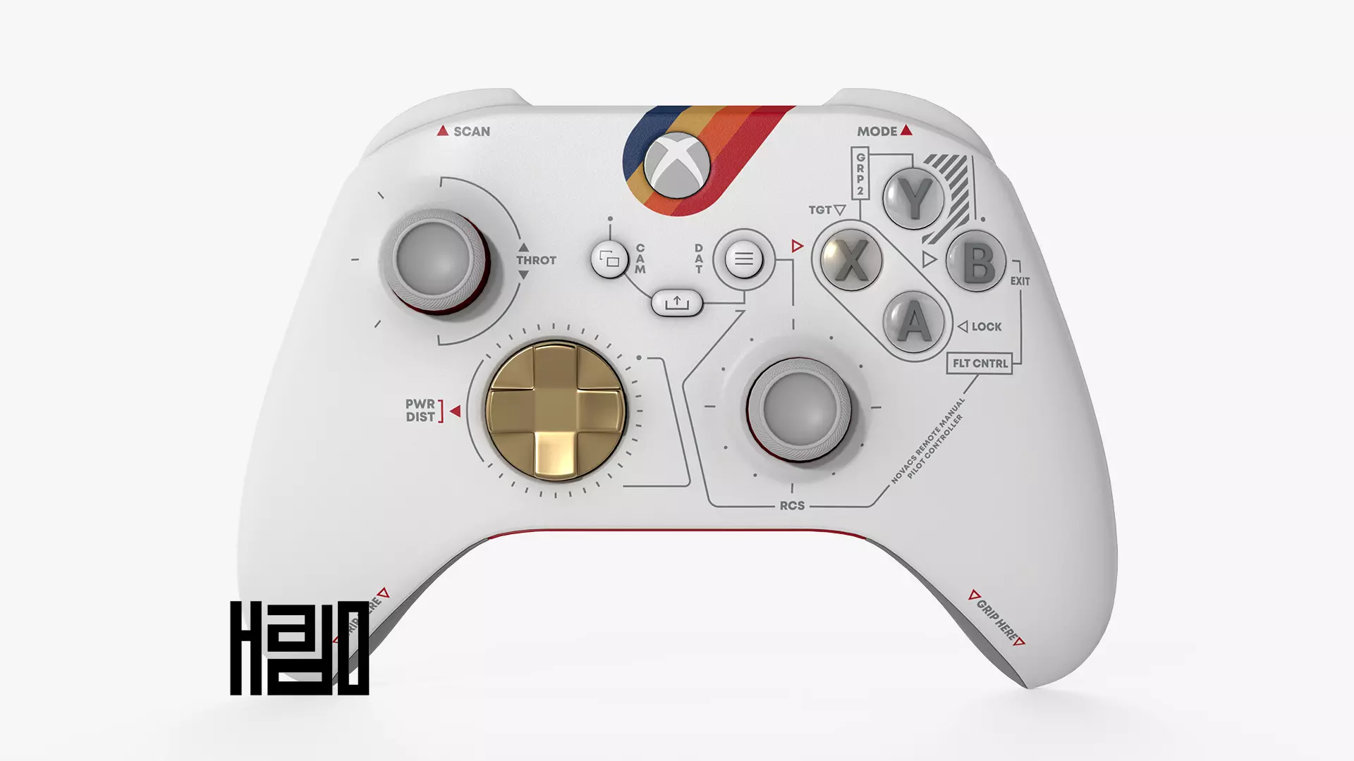 Xbox Controller Starfield Low-poly 3D model_0