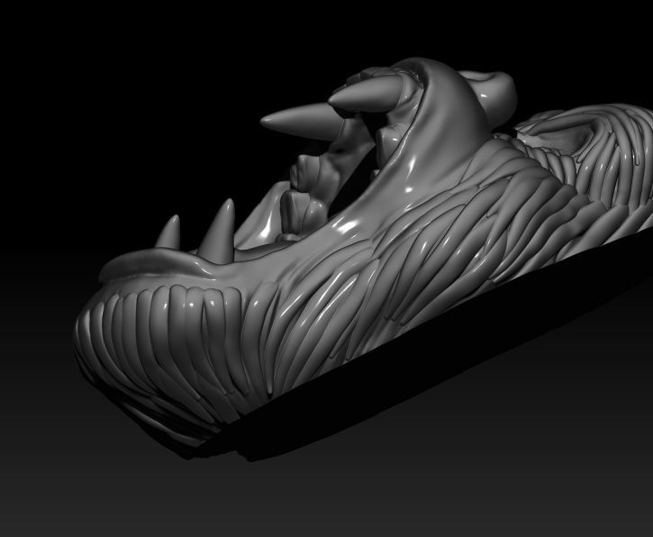 Gorilla Pendant 3D print model_5