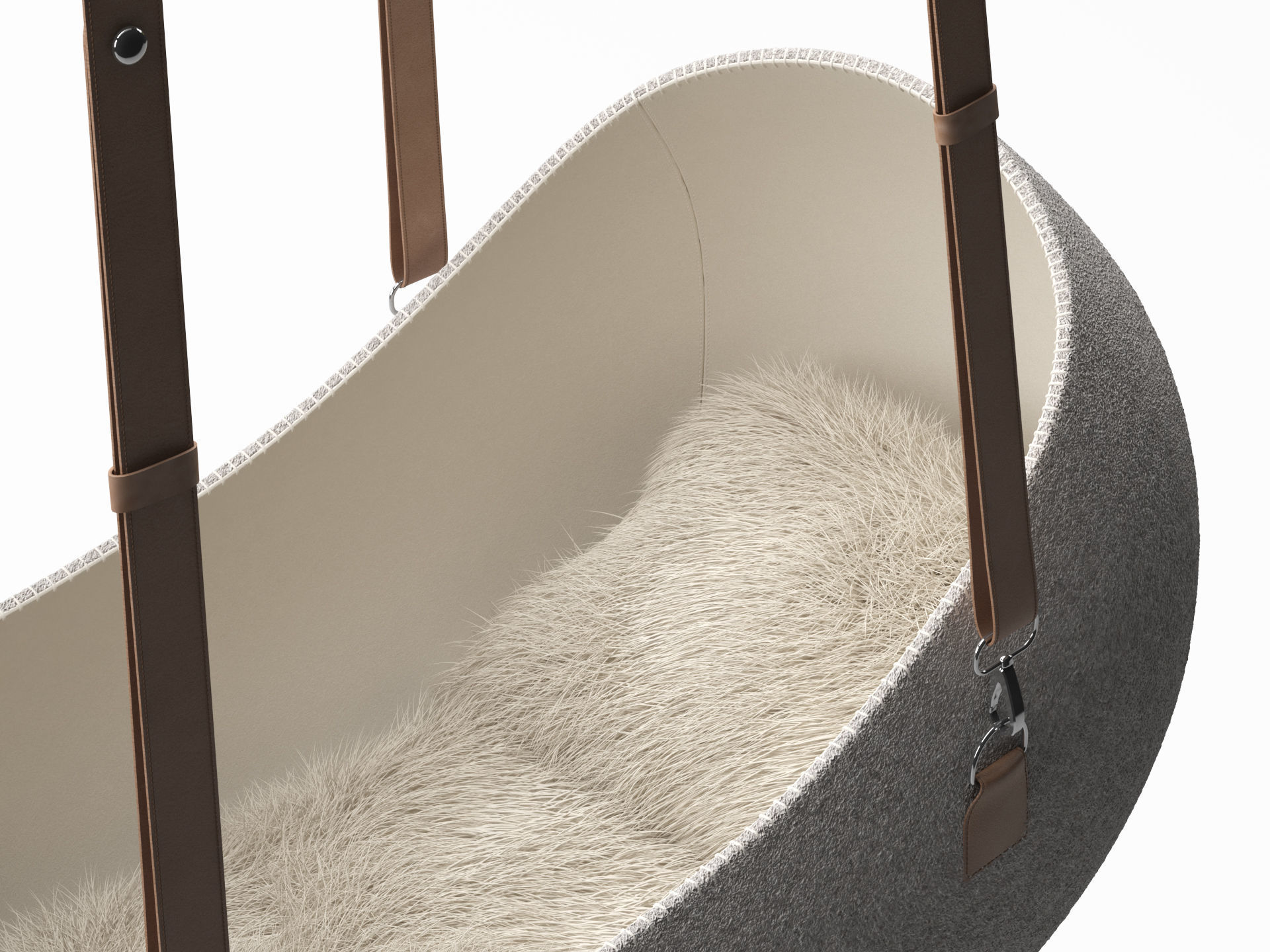 Hanging Cradle 3D model_4