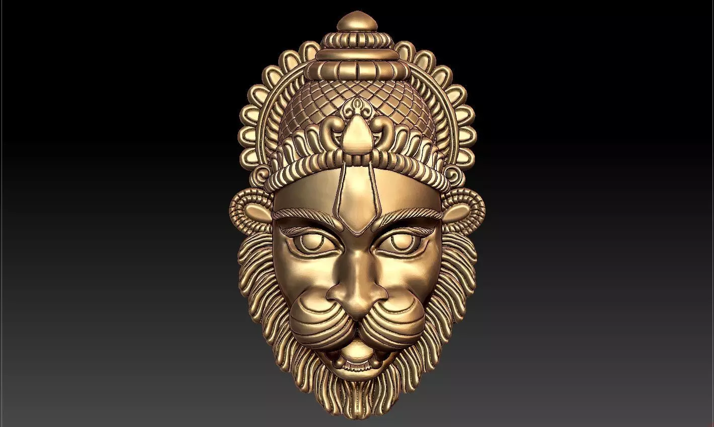 NARASHIMHA PENDENT 3D print model