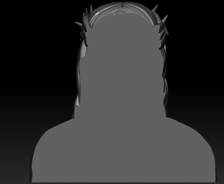 Jesus Pendant 3D print model_5