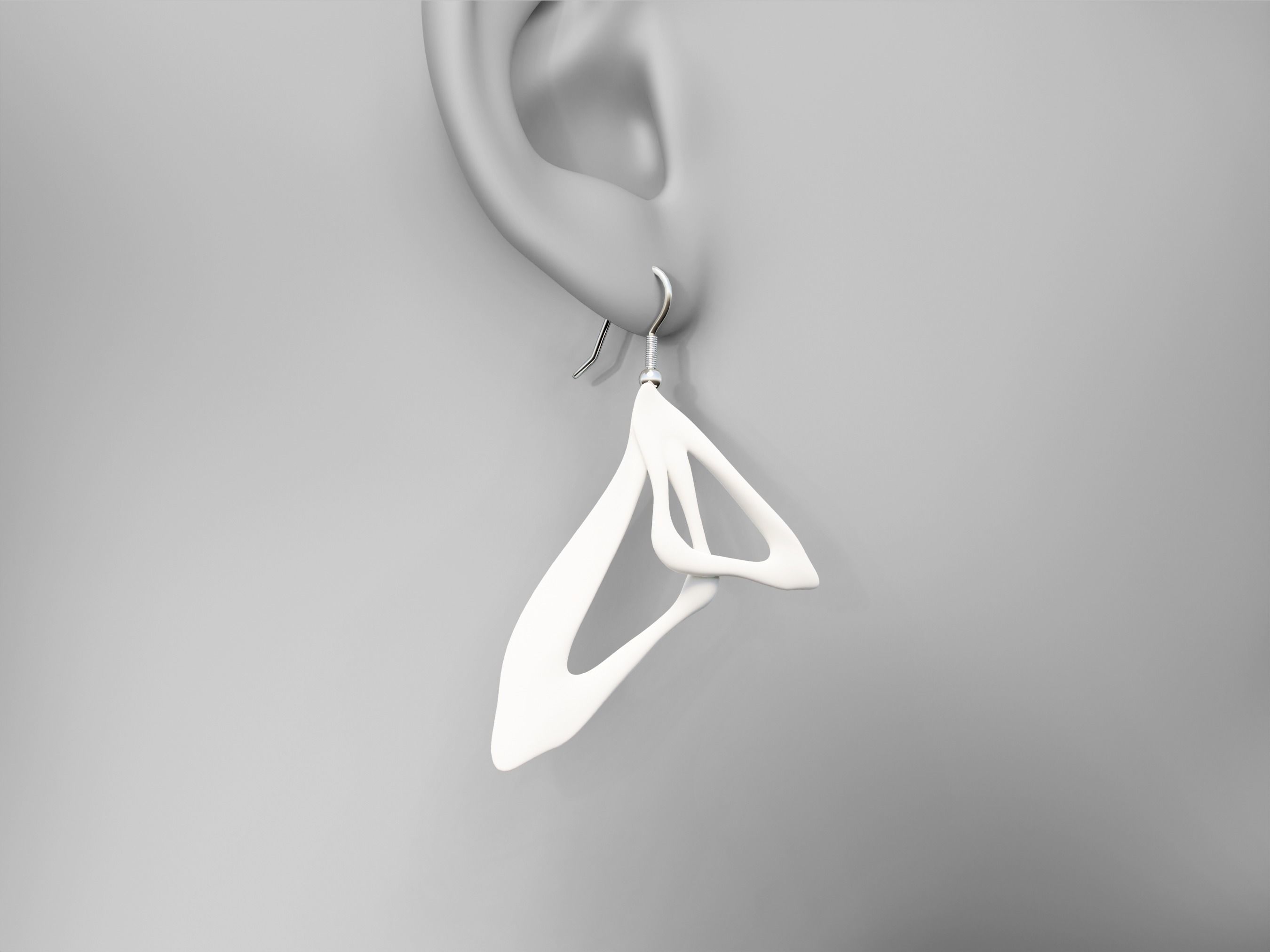 ABSTRIS Earrings 3D Model for 3D Printing STL file 3D print model_7