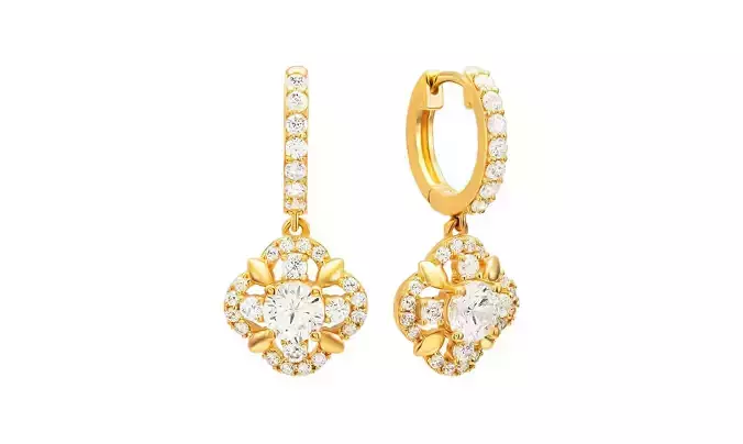 Hoop earrings 3dmodel