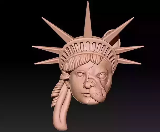 Liberty Dog Pendant