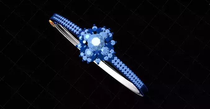 Diamond Bracelet 3dmodel