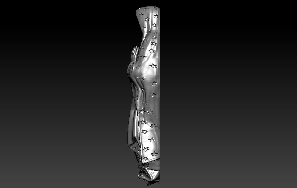 Virgin Mary 3D print model_2