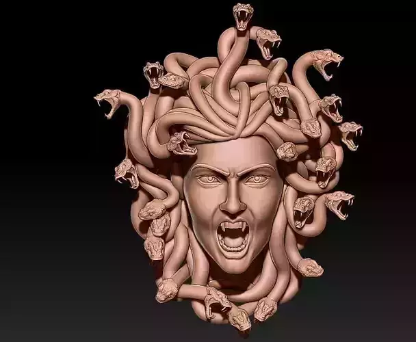 Medusa Head Pendant