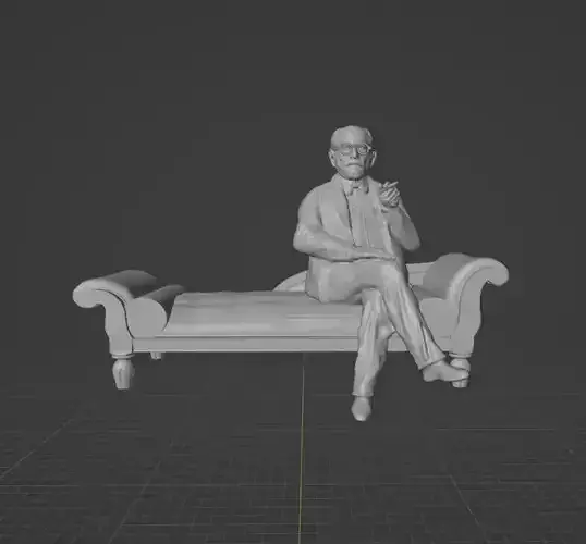 Sigmund Freud 3D print model