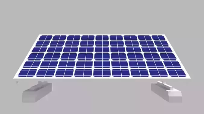 Solar Panel 3D model
