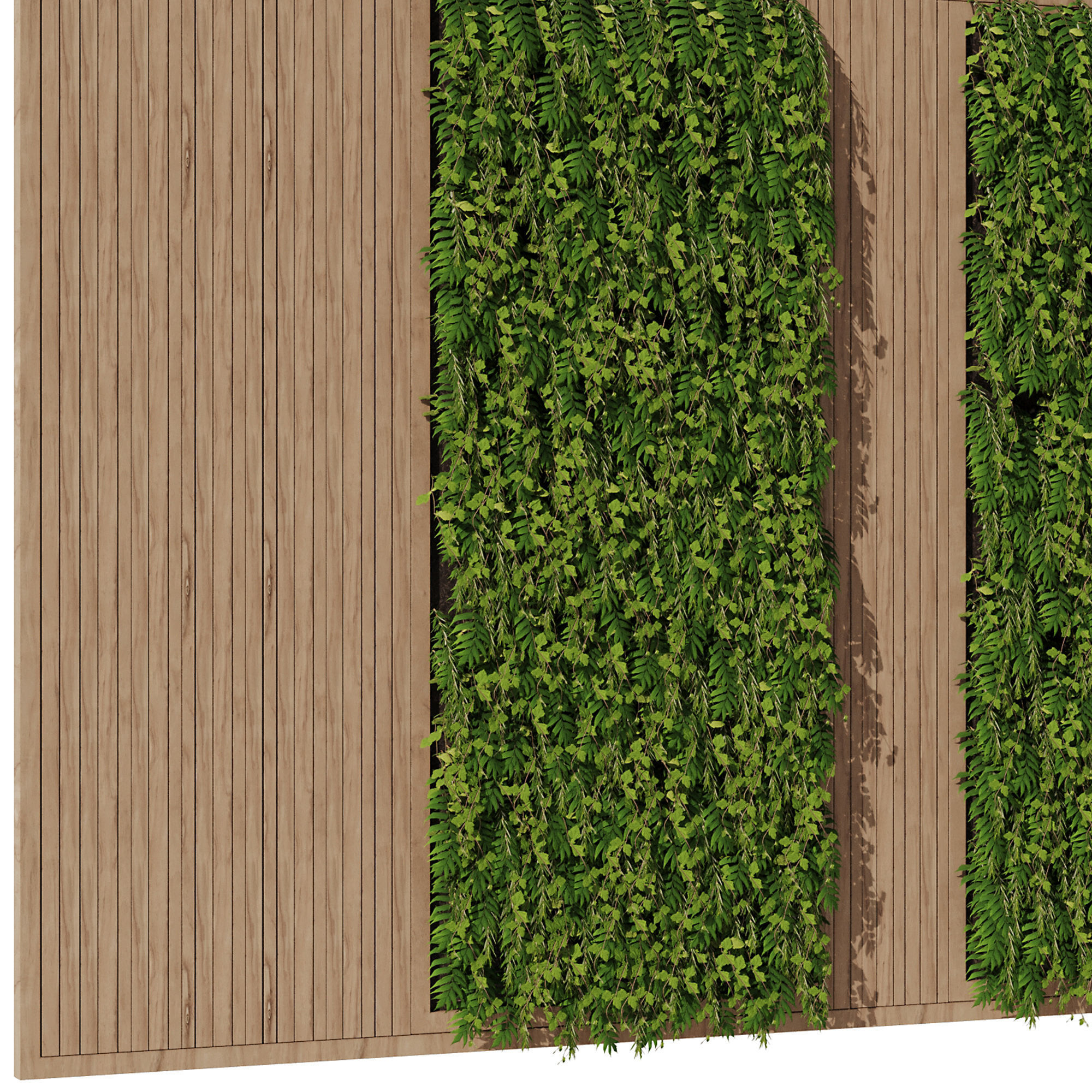Green Wall - Vertical Garden Set2 3D model_2
