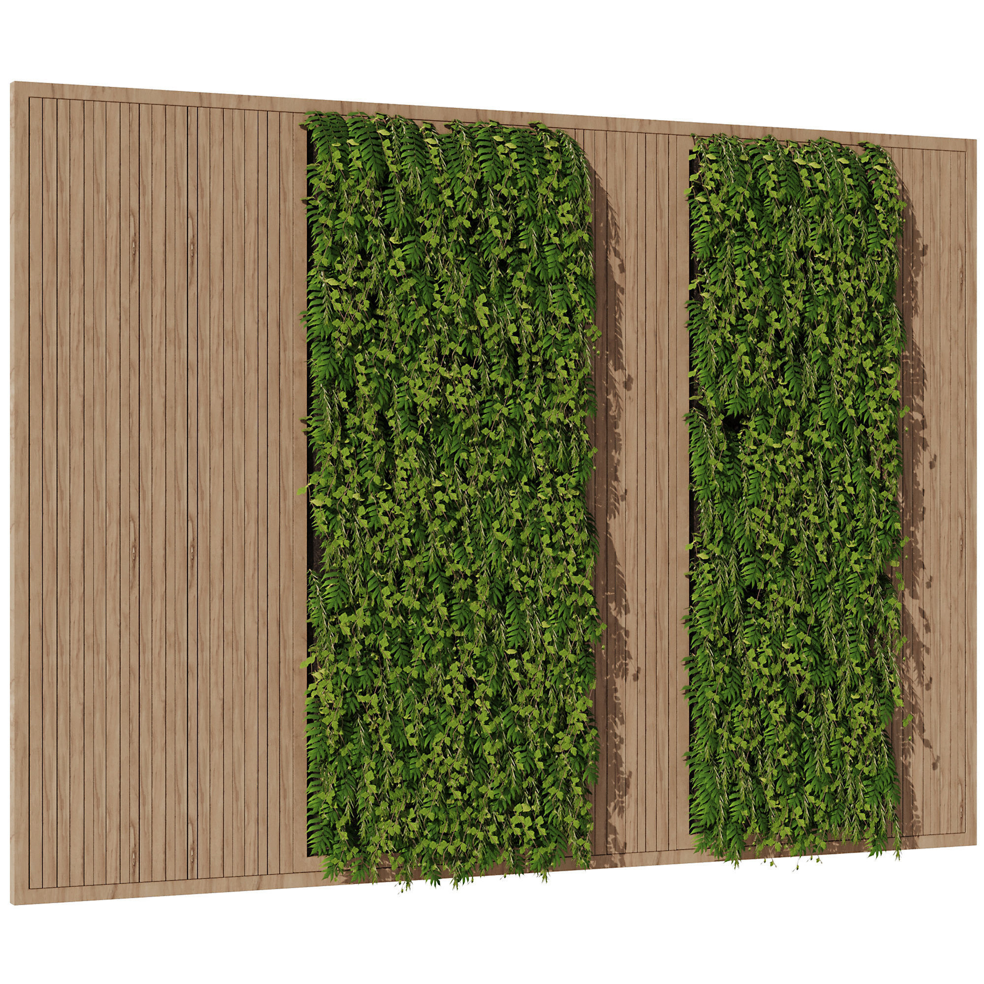 Green Wall - Vertical Garden Set2 3D model_1