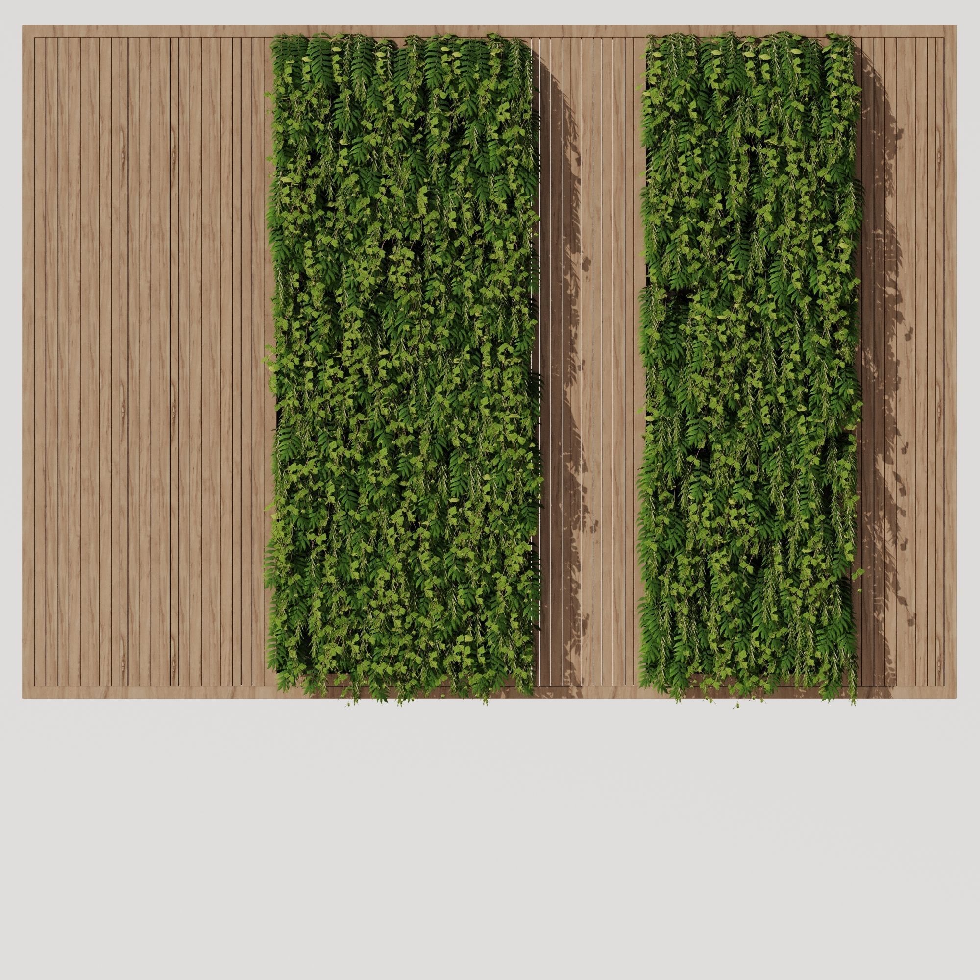 Green Wall - Vertical Garden Set2 3D model_5