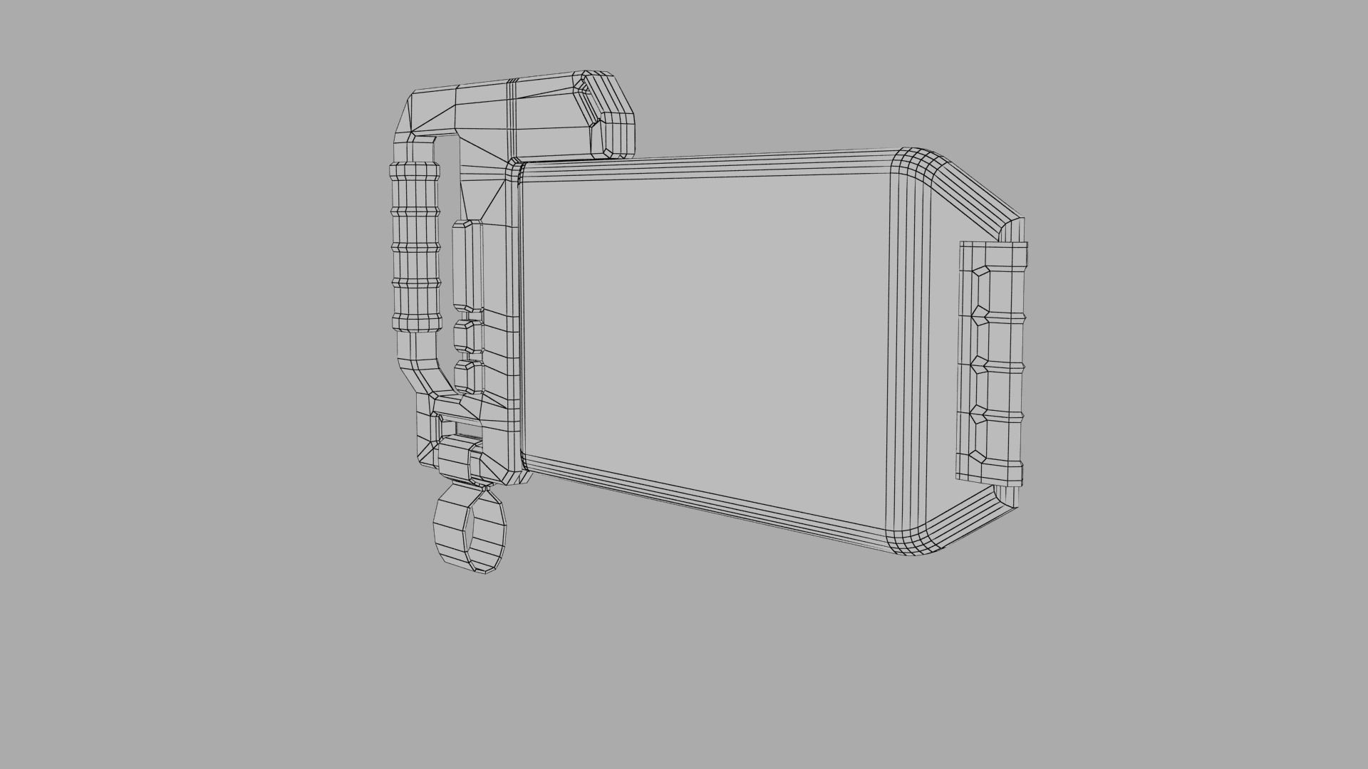 Sci-fi TouchPad5 Low-poly 3D model_14